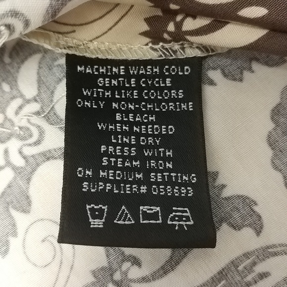 W Work to Weekend women's midi skirt, 12, brown/tan paisley print - Picture 12 of 14